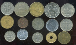 Lot De 15 Monnaies Du Monde ( 65 ) - Vrac - Monnaies