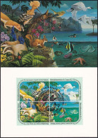 UNO WIEN 1991 Mi-Nr. 110/13 Maximumkarte MK/MC Nr. 3 - Maximumkarten