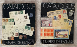 France Catalogue YVERT Spécialisé 1975 TOME 1 & 2 Les Meilleurs Des Yvert  !! Parfait état (juste Jaquettes Abimées) - France