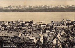 SUISSE - NEUCHATEL - Neuchatel Et Les Alpes - Carte Postale Ancienne - Neuchâtel