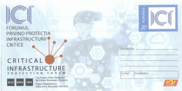 Romania / Postal Stationery / CRITICAL INFRASTRUCTURE PROTECTION FORUM - Informatique