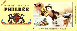 J2707 - BUVARD - PHILBÉE - Le Bon Pain D'Épices De Dijon - Le Petit Ours PHILBÉE Fait Du Patinage - Honigkuchen-Lebkuchen