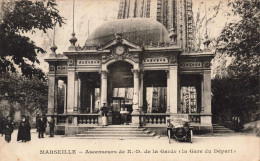 FRANCE - Marseille - Ascenseurs De N D De La Garde  ( La Gare Du Départ) - Carte Postale Ancienne - Notre-Dame De La Garde, Lift En De Heilige Maagd