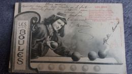 CPA LES JEUX LES BOULES SAM ED BERGERET 1904 - Jeux Et Jouets