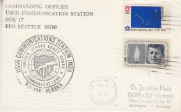 USA USCG Communications Station Kodiak Alaska Ca Anchorage 15 JUL 1976(SD163) - Stations Scientifiques & Stations Dérivantes Arctiques