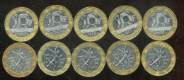 FRANCE Lot De 10 Monnaies 10 Francs Genie  De La Bastille  ( 75 ) - Kilowaar - Munten