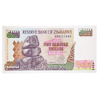 Billet, Zimbabwe, 500 Dollars, 2001, KM:11a, NEUF - Zimbabwe