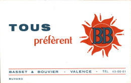 J2707 - BUVARD - BASSET & BOUVIER - VALENCE - Tous Préfèrent BB - B