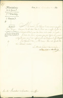 LAS Lettre Signature Autographe Marie Victor Nicolas De Faÿ De Latour Maubourg Général Ministre Guerre Révolution Empire - Politicians  & Military