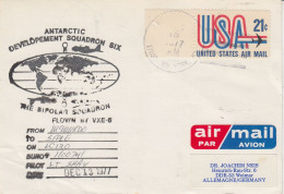 USA  Antarctic Development Squadron VXE-6 From McMurdo To Siple  DEC 13 1977  (SD172) - Vols Polaires