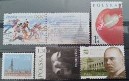 POLONIA - AÑO 2006 - JJ.OO. Turin - Aniversario PTTK - Esculturas - San Valentin Y Mas +++ - *MNH* - Nuevos