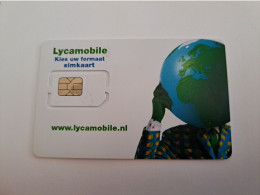 NETHERLANDS  GSM /SIM CARD LYCAMOBILE   /  MINT   ** 14437** - Publiques