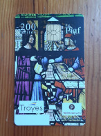 JOLIE CARTE A PUCE PIAF TROYES 1000ex DU 10/06 T.B.E !!! - PIAF Parking Cards