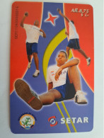 ARUBA CHIP  CARD   SETAR  SPORTS    AFL 8,75    Fine Used Card  **14442** - Aruba