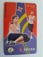 ARUBA CHIP  CARD   SETAR  SPORTS  KINGDOM GAMES   AFL 17,50    Fine Used Card  **14443** - Aruba