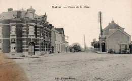 Mettet  Place De La Gare N'a Pas Circulé - Mettet