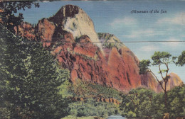 Carte Postal (123271) 9 Folder Zion National Park Utah Timbre 2 X 2c US Avec écriture - Zion