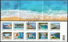 Greece 2022 Travelling In Greece - Heptanese Ionian Islands Booklet Of 10 Self-Adhesive Stamps - Cuadernillos