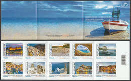 Greece 2022 Travelling In Greece - Dodecanese Booklet Of 10 Self-Adhesive Stamps - Markenheftchen