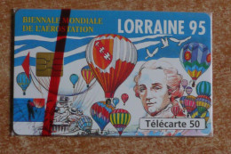 Phonecard, Télécarte, Sous Blister Lorraine 95 Aérostation Ballons - Sin Clasificación