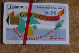 Phonecard, Télécarte, Sous Blister Cinquantenaire Départementalisation Guadeloupe - Ohne Zuordnung