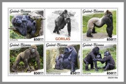 GUINEA BISSAU 2023 MNH Gorillas Gorilles M/S - OFFICIAL ISSUE - DHQ2330 - Gorillas