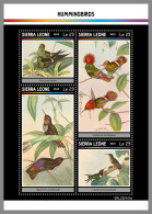 SIERRA LEONE 2023 MNH Hummingbirds Kolibris Colibris M/S - OFFICIAL ISSUE - DHQ2330 - Colibríes