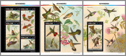 SIERRA LEONE 2023 MNH Hummingbirds Kolibris Colibris M/S+2S/S - OFFICIAL ISSUE - DHQ2330 - Hummingbirds