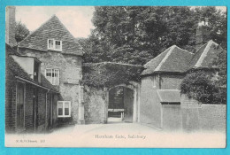 * Salisbury - WIltshire (United Kingdom - England) * (F.G.O. Stuart 513) Harnham Gate, Entrance, Porte, Old, Rare - Salisbury