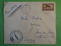 BW17  MAROC   BELLE  LETTRE MILITAIRE TIRAILLEURS   1931    A  JOUY  FRANCE  +AFF. INTERESSANT+++ - Luchtpost