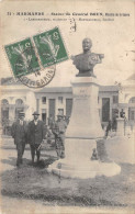 47-MARMANDE- STATUE DU GENERAL BRUN MINISTRE DE LA GUERRE - LAMOURDEDIEU SCULPTEUR , MONTAGUTELLI FONDEUR - Marmande