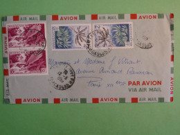 BW17  MADAGASCAR   BELLE  LETTRE   1959 TANANA . A   PARIS FRANCE  +AFF. INTERESSANT+++ - Covers & Documents
