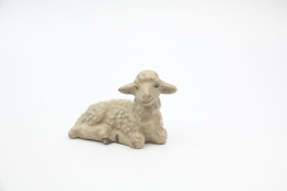 Elastolin, Lineol Hauser, Animals Sheep Lamb N°4023, Vintage Toy 1930's - Beeldjes