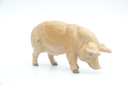 Elastolin, Lineol Hauser, Animals Pig N°4026, Vintage Toy 1930's - Figurini & Soldatini