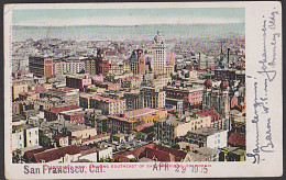 SAN FRANCISCO Panorama View Loking Southeast 1905 Zwickau Germany - San Francisco