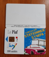 CARTE A PUCE PIAF AURILLAC PEU COURANT !!! - PIAF Parking Cards