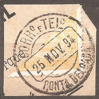 Ponta Delgada, 1892/3, # 1a, Used - Ponta Delgada