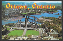 Ottawa Ontario - Aerial View Of The Parliament Buildings In The Nation's Capital - No: 71916-C - Ottawa