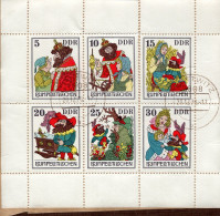 DDR Kleinbogen 2187 - 2192 Märchen Rumpelstilzchen Used Gestempelt TS - 1971-1980