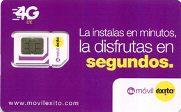 Lote TT241, Colombia, Tarjeta Telefonica, Phone Card, SIM Card Prepago, Movil Exito 4G Lite - Kolumbien