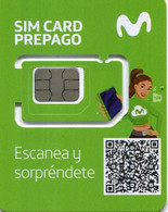 Lote TT238, Colombia, Tarjeta Telefonica, Phone Card, Sim Card, Movistar, Pequeña 2. Little Card - Kolumbien