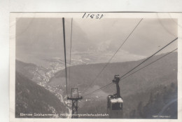 D2242) EBENSEE - Höllengebirgsseilschwebebahn - Salzkammergut - BLICK Nach Unten Mit SEILBAHN Alt ! - Ebensee