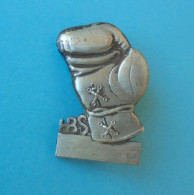 WW2 - CROATIA (NDH) BOXING FEDERATION Vintage Pin 1940s* Croatie Boxing Association Boxe Boxen Pugilato Kroatien Croazia - Boxeo