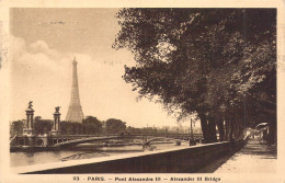 FRANCE - 75 - PARIS - Pont Alexandre III - Carte Postale Ancienne - Puentes