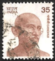 INDE   1980  -  YT 626   Gandhi  Dent. 14½/14 - Oblitéré - Oblitérés