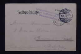 BELGIQUE - Carte D'un Prisonnier De Guerre En Allemagne Pour  La Belgique En 1915 - L 145438 - Krijgsgevangenen