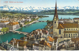 SUISSE - Zürich Und Die Alpen - Carte Postale Ancienne - Zürich