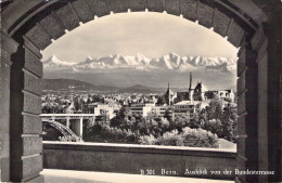 SUISSE - BERN - Ausblick Von Der Bundesterrasse - Carte Postale Ancienne - Berna