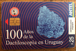 Uruguay TC 392a 100 Años De La Dactiloscopia - Uruguay