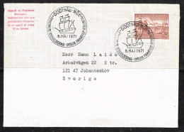 GRÖNLAND 1971 - Brief Mit Mi. 77 Nach Schweden, Postgelaufen - Covers & Documents